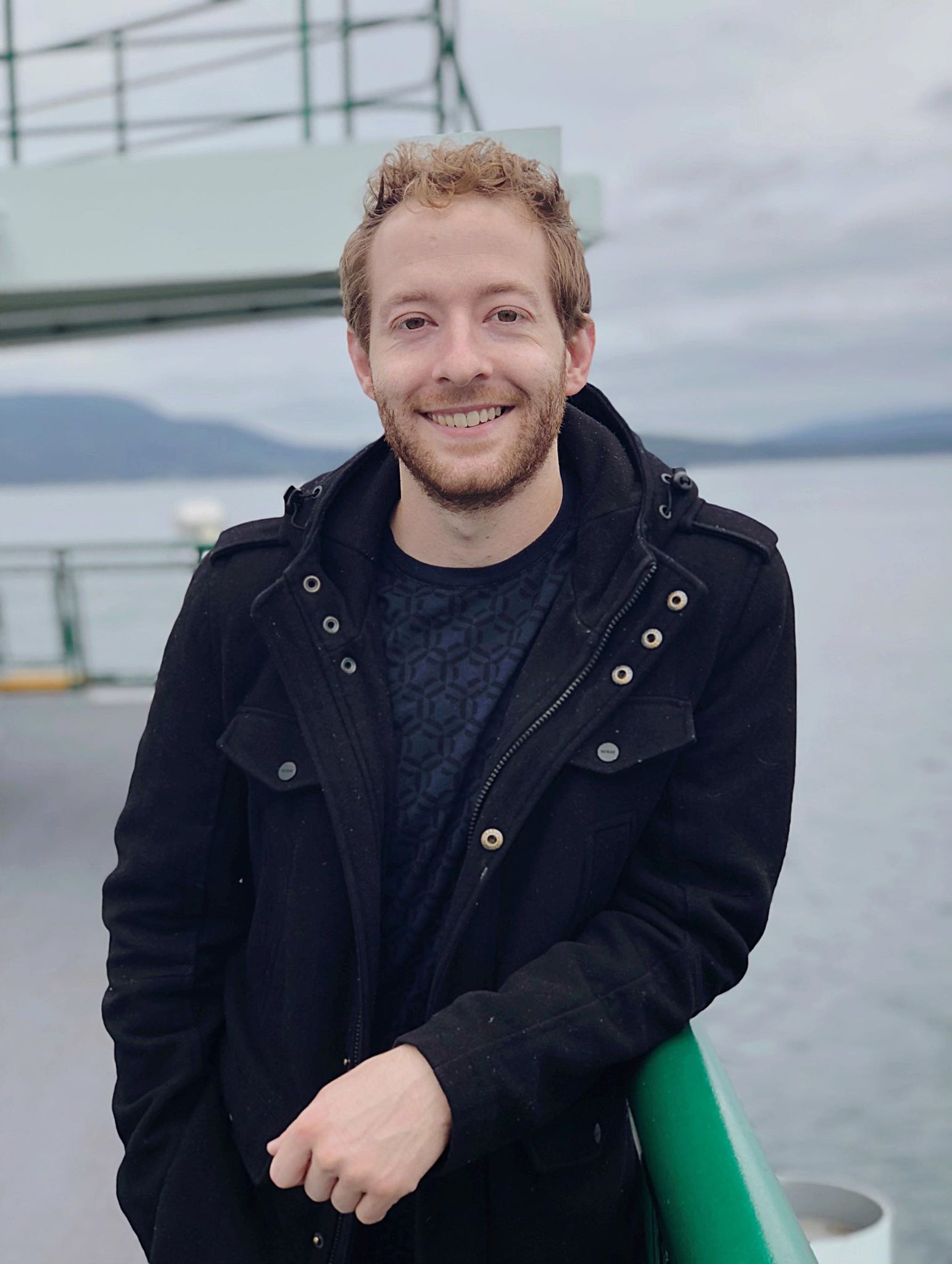 Josh Smiling on Boat